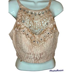 City Triangles Crop Top